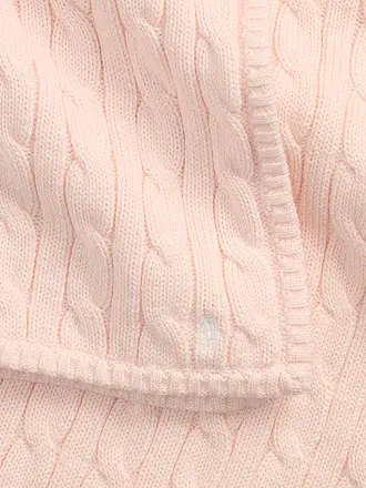 POLO RALPH LAUREN | Couverture en tricot pour bébé | rosa